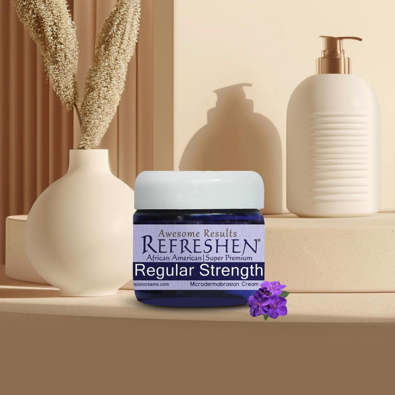 2 oz. - REFRESHEN Regular Strength Super Premium Microdermabrasion Cream - Plum Label - SKU867023000215